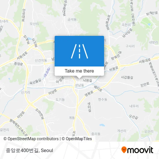 중앙로400번길 map