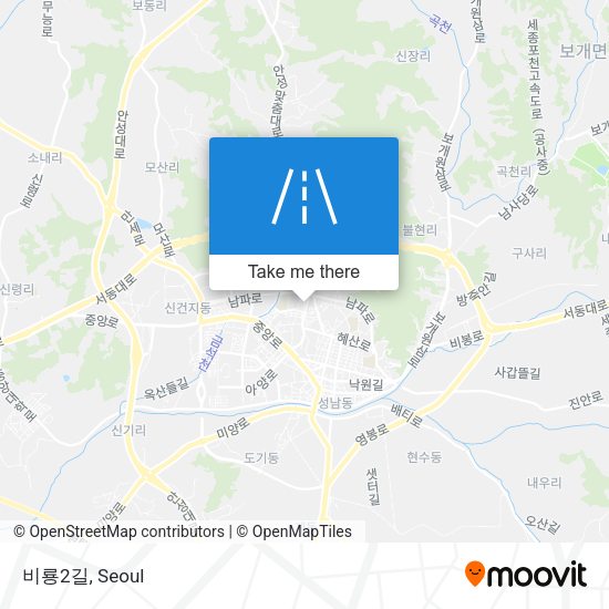 비룡2길 map