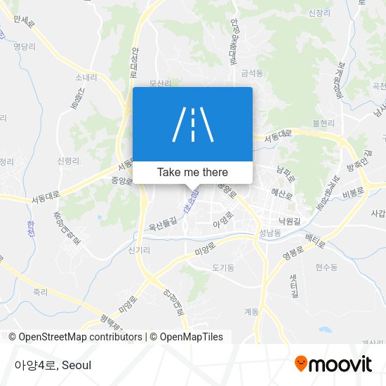 아양4로 map