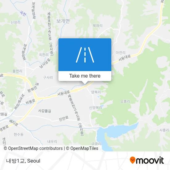 내방1교 map