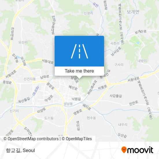 향교길 map