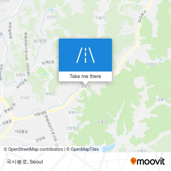 국사봉로 map