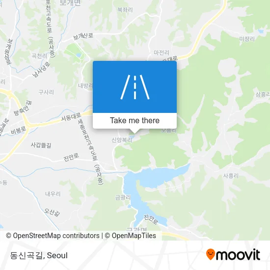 동신곡길 map