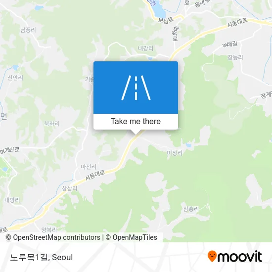노루목1길 map