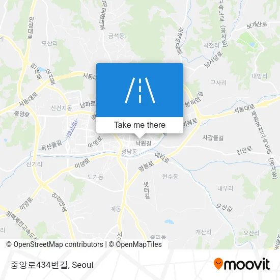 중앙로434번길 map