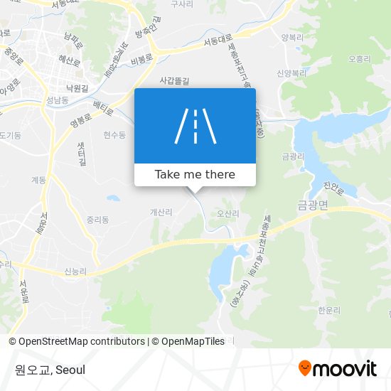 원오교 map