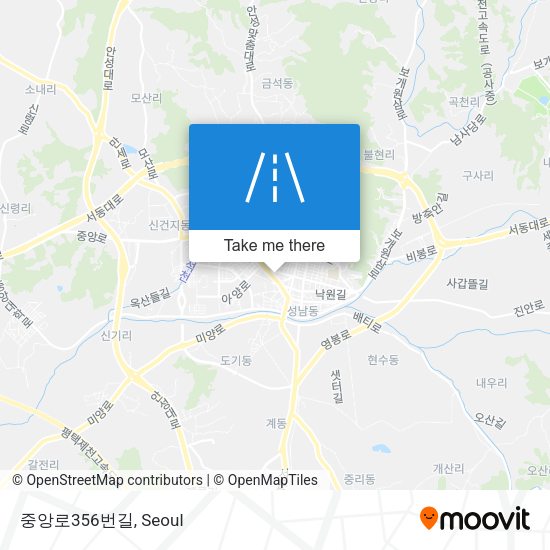 중앙로356번길 map