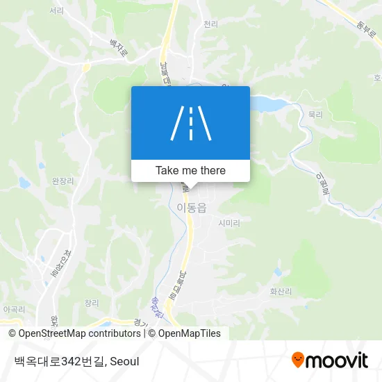백옥대로342번길 map