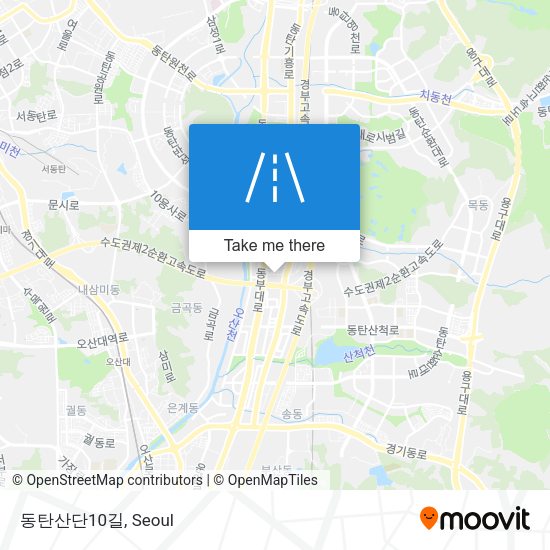 동탄산단10길 map