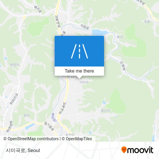 시미곡로 map
