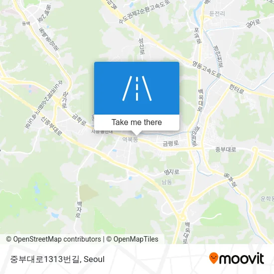 중부대로1313번길 map