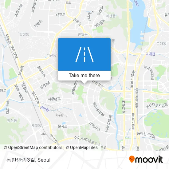 동탄반송3길 map