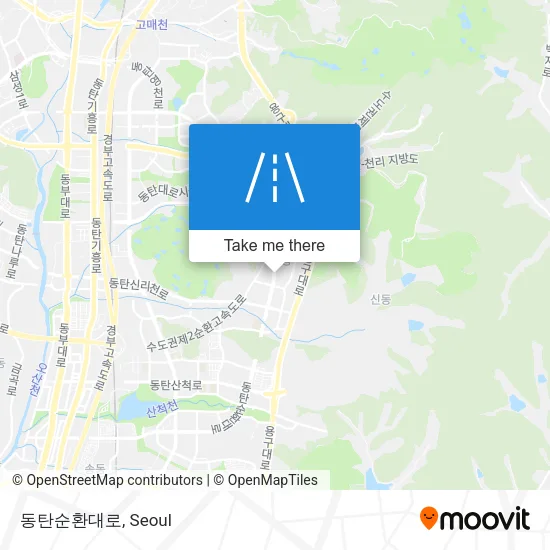 동탄순환대로 map