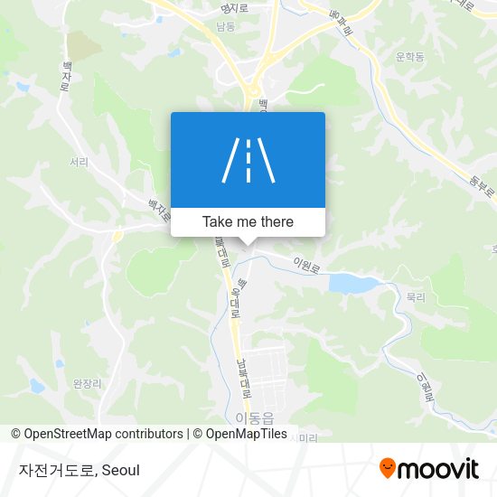자전거도로 map