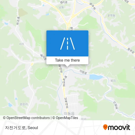 자전거도로 map