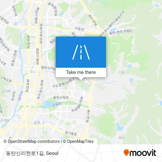 동탄신리천로1길 map