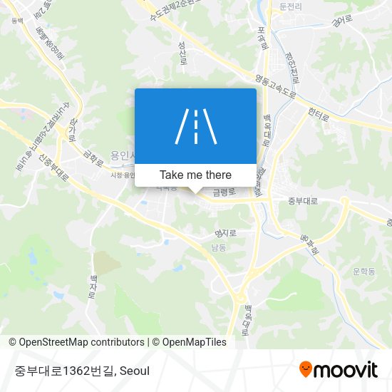 중부대로1362번길 map