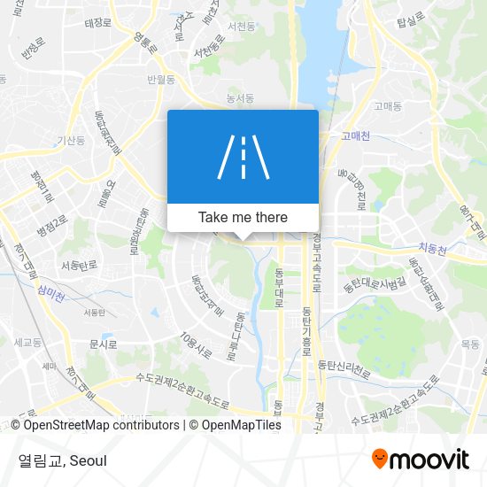 열림교 map