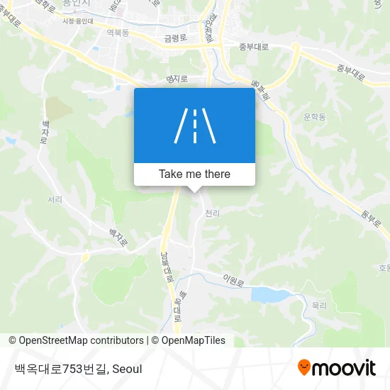 백옥대로753번길 map