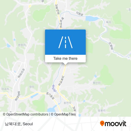 남북대로 map