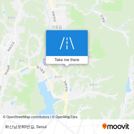 화산남로80번길 map