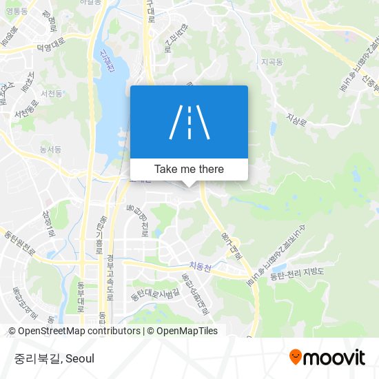 중리북길 map