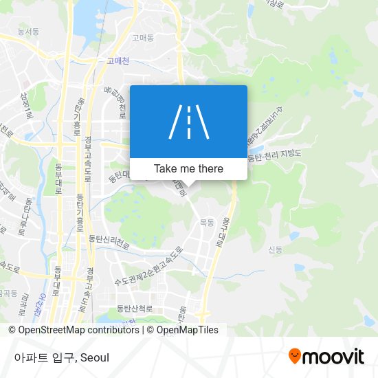 아파트 입구 map