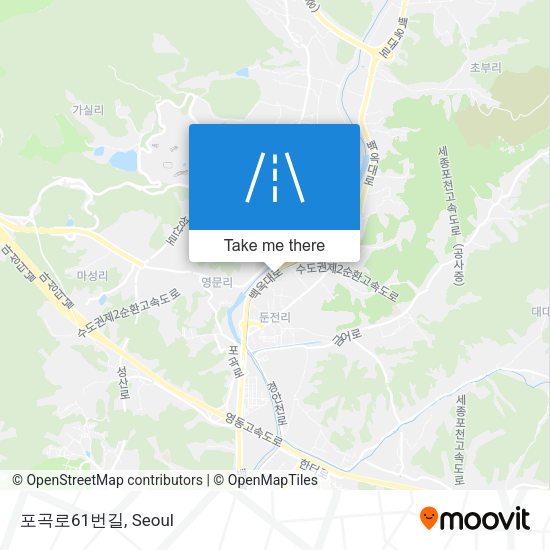 포곡로61번길 map