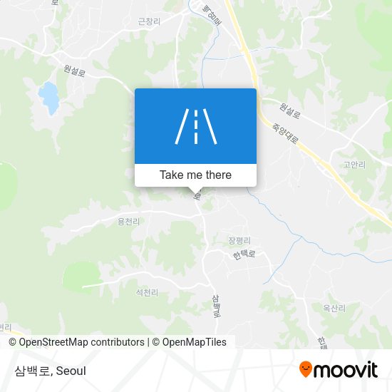 삼백로 map