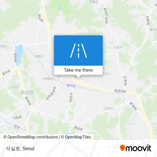 석실로 map