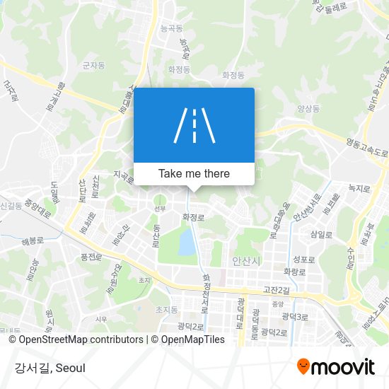 강서길 map