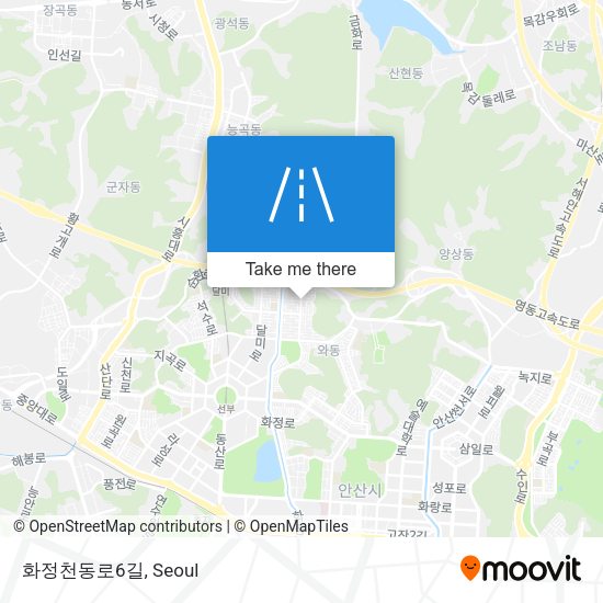 화정천동로6길 map