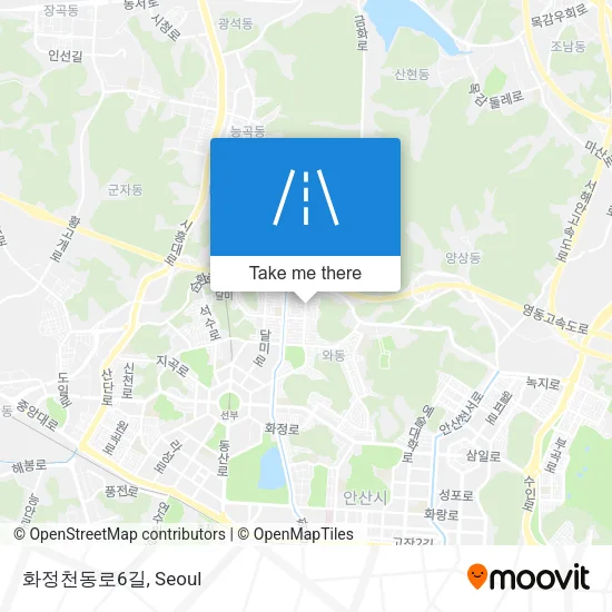 화정천동로6길 map