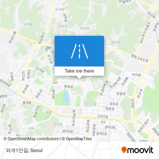 와개1안길 map
