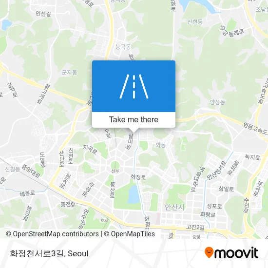 화정천서로3길 map