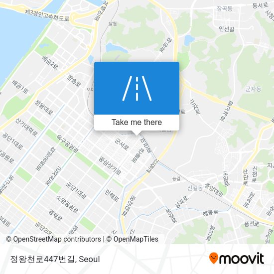 정왕천로447번길 map