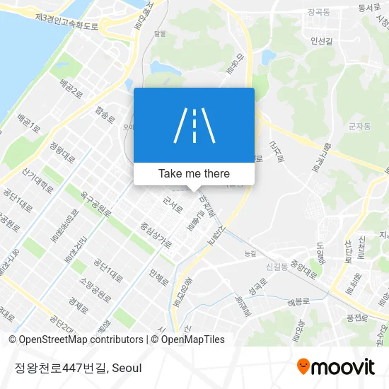 정왕천로447번길 map