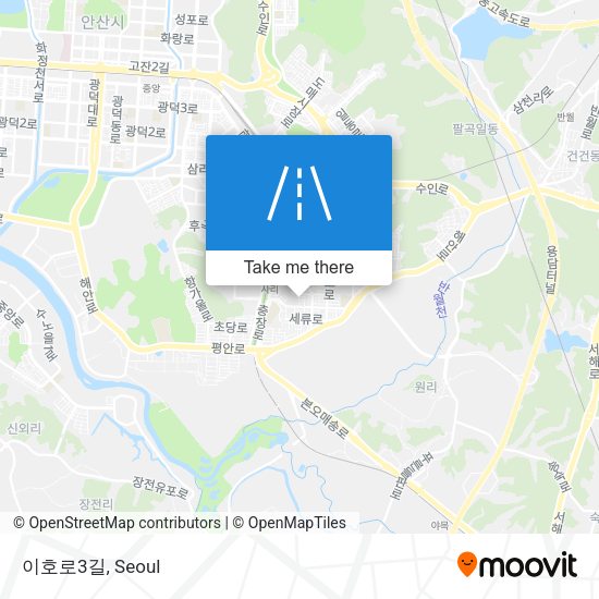 이호로3길 map