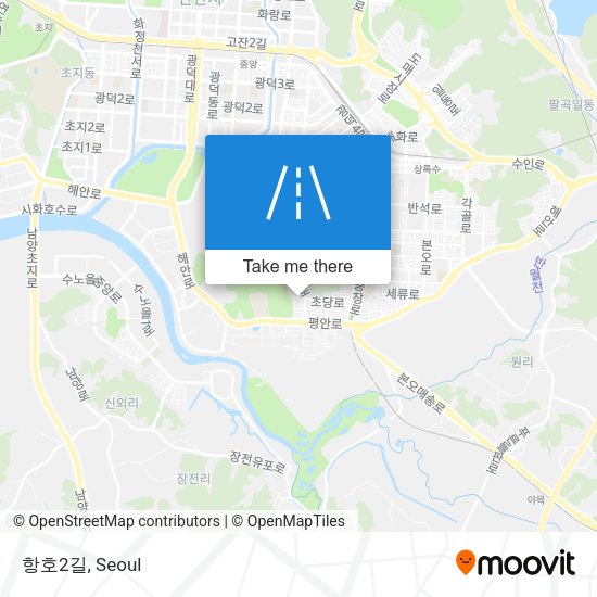 항호2길 map