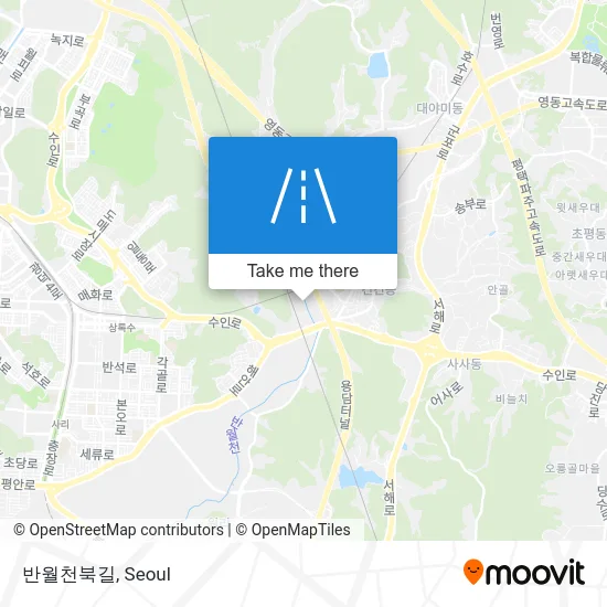 반월천북길 map