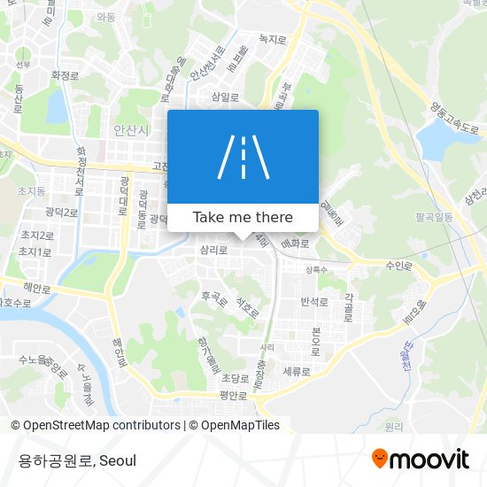 용하공원로 map