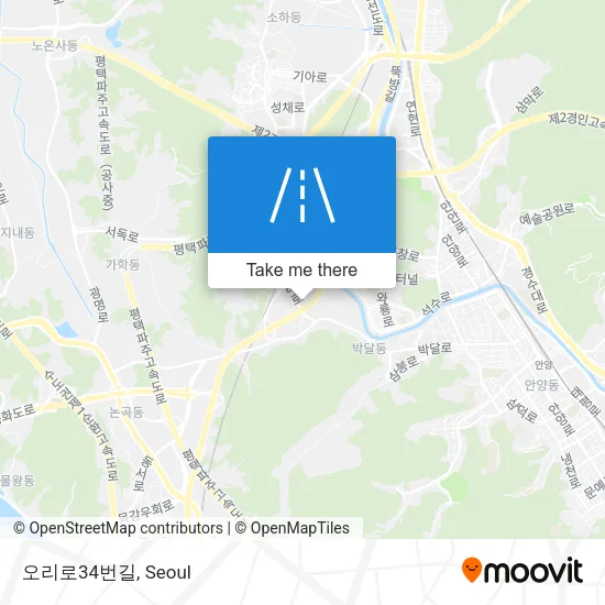 오리로34번길 map