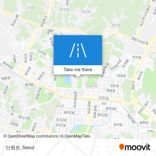 단원로 map
