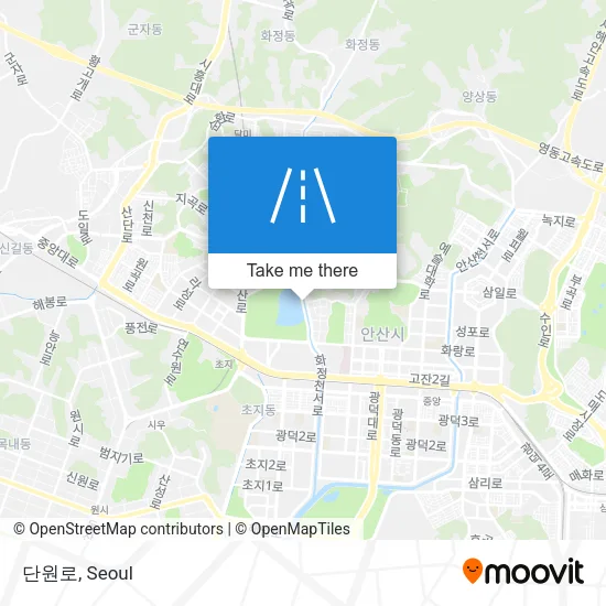 단원로 map