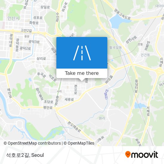 석호로2길 map