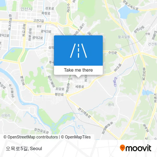 오목로5길 map