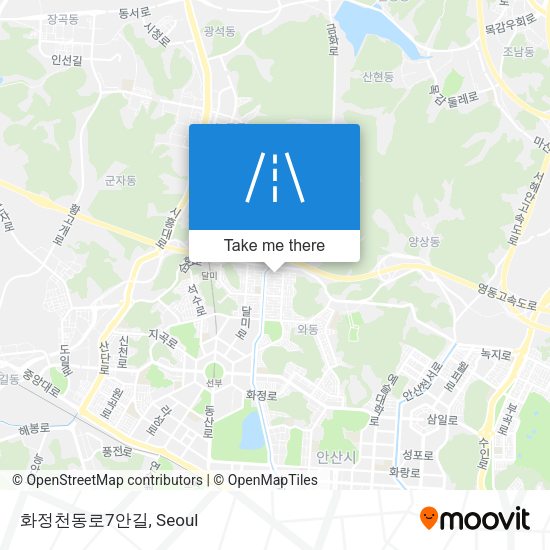화정천동로7안길 map