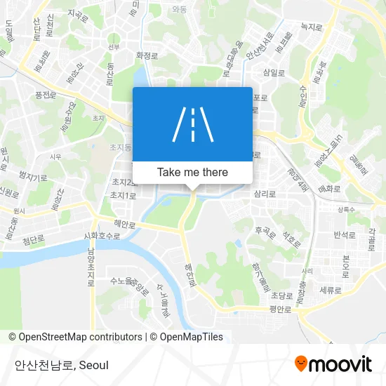 안산천남로 map