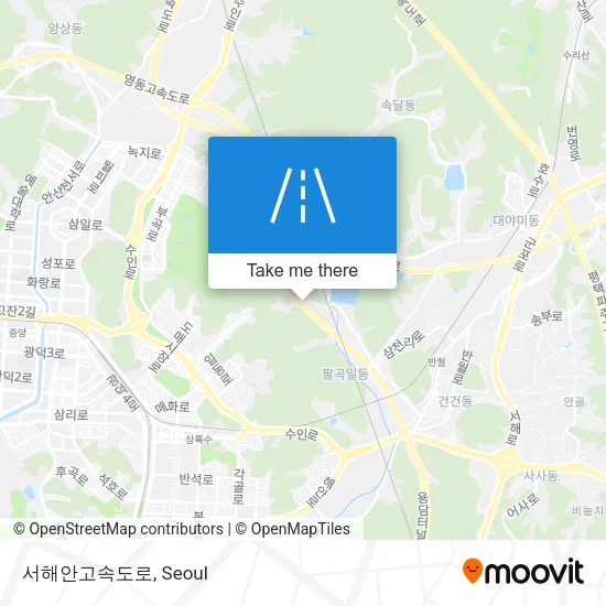 서해안고속도로 map