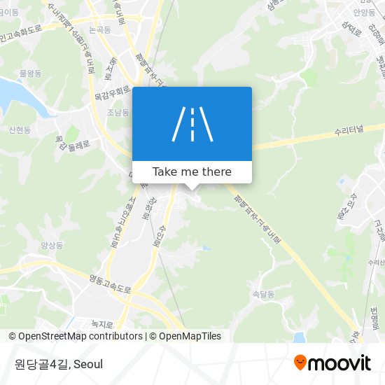 원당골4길 map